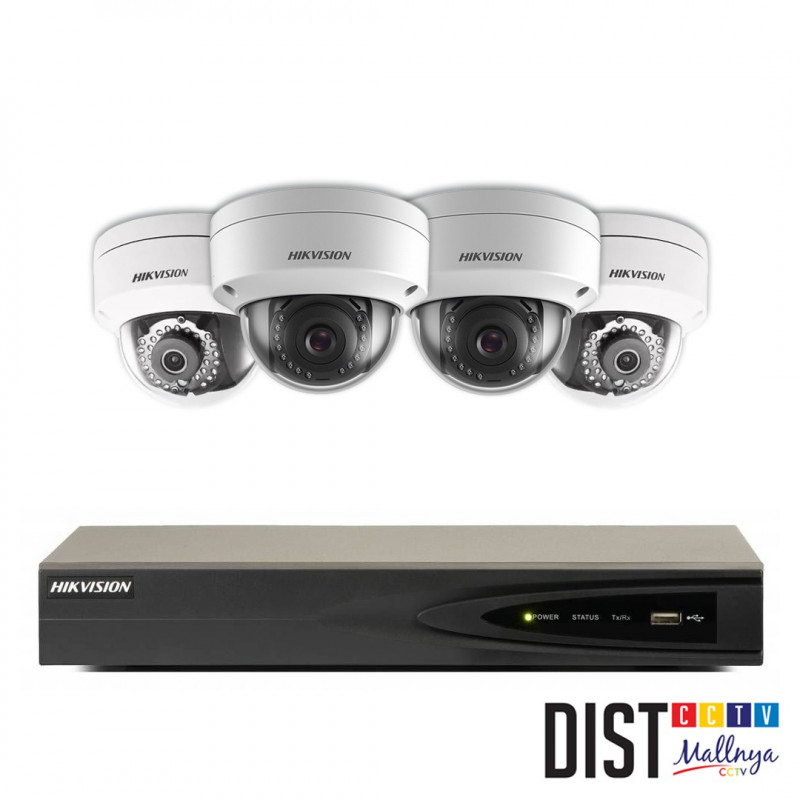 Paket CCTV Hikvision 4 Channel Performance IP 