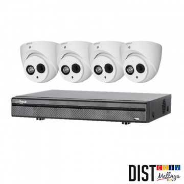 Paket CCTV Dahua 4 Channel HD 4MP