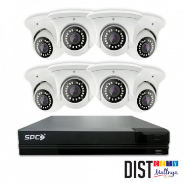 Paket CCTV SPC 8 Channel Ultimate (DAY NIGHT COLOUR ON)