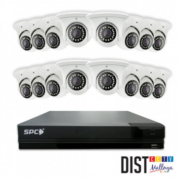 Paket CCTV SPC 16 Channel Ultimate 4 in 1 (DAY NIGHT COLOUR ON)