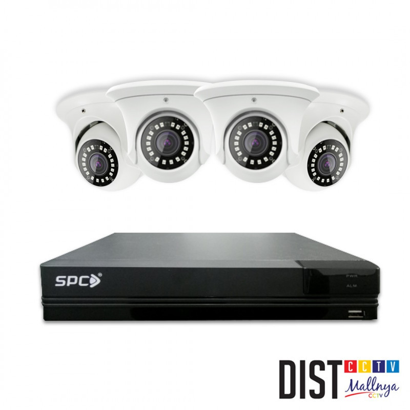Paket CCTV SPC 4 Channel Ultimate (DAY NIGHT COLOUR ON)