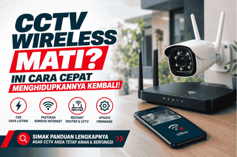 CCTV Wireless mati? Ini cara cepat menghidupkannya kembali!