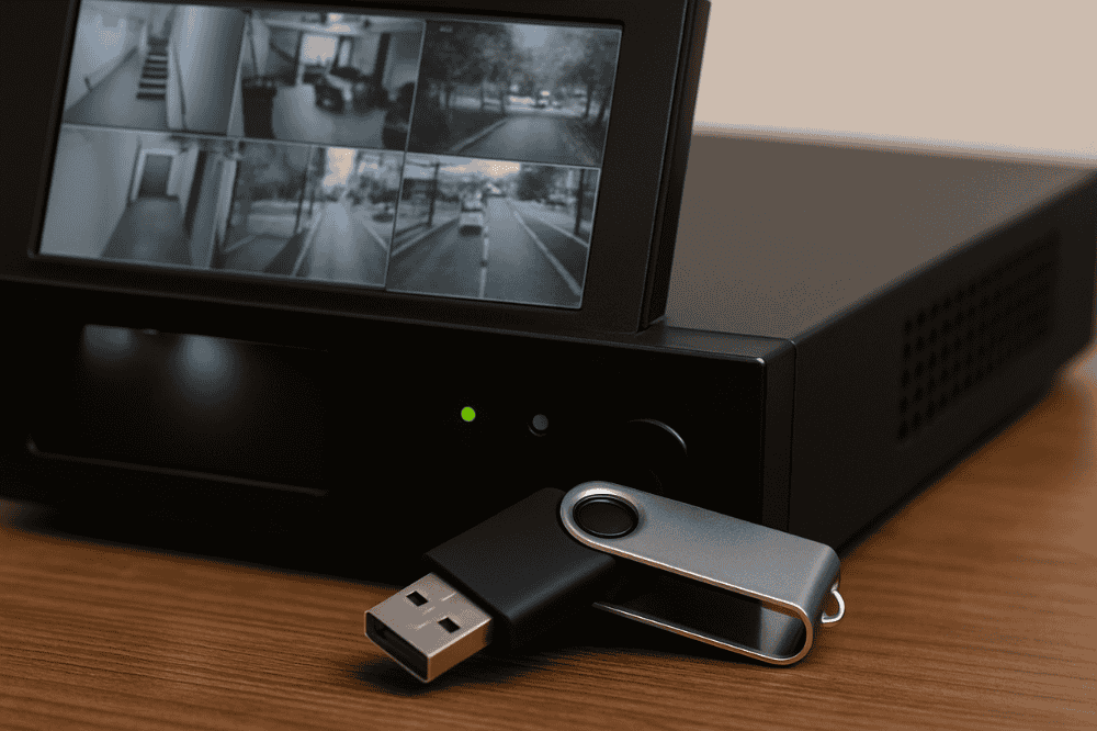 Cara menyimpan rekaman CCTV ke flashdisk