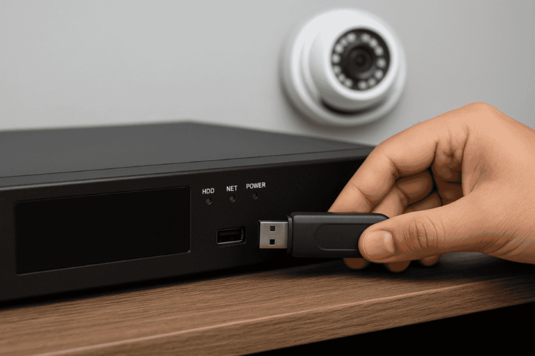 Inilah cara download rekaman CCTV ke flashdisk!