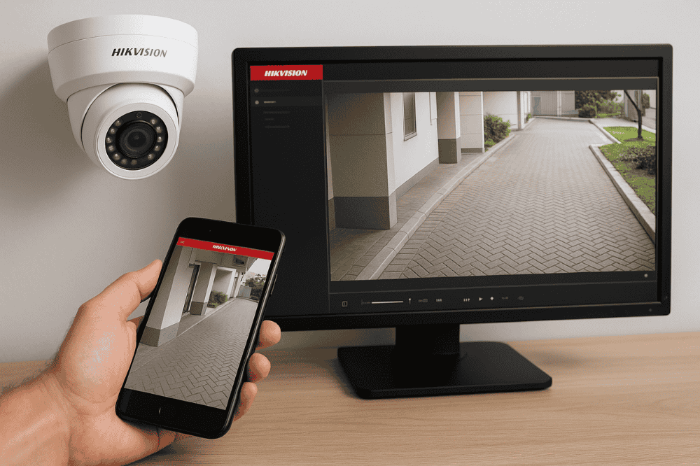 Inilah cara menghubungkan cctv hikvision ke hp dan PC dengan mudah!