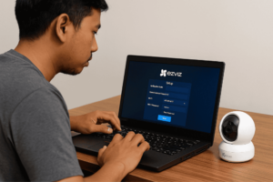 Inilah cara setting CCTV Ezviz untuk akses dari PC dan laptop