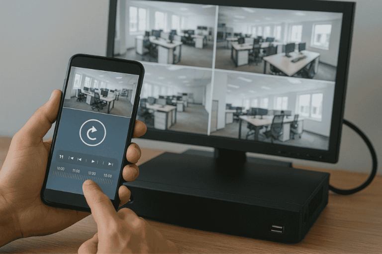 Inilah cara replay rekaman CCTV dengan DVR, NVR dan HP