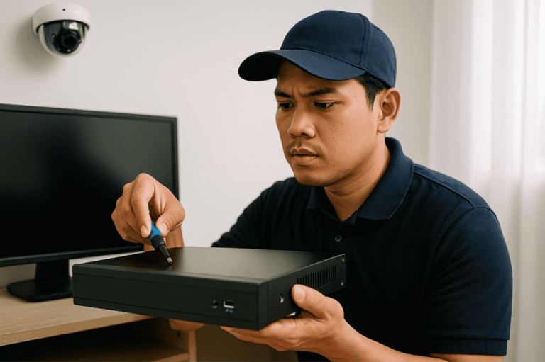 CCTV kamu mati total? Tenang, teknisi DISTCCTV siap perbaiki di serpong!