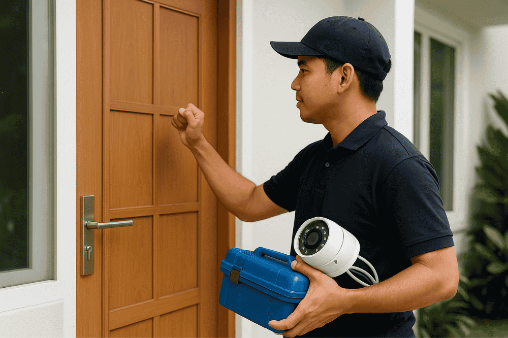 CCTV kamu tidak menyala? Tenang aja! Teknisi DISTCCTV siap datang ke rumah!