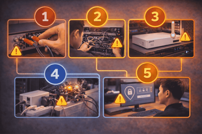 Inilah 5 kwsalahan umum saat instalasi DVR CCTV!