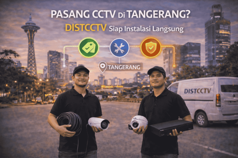 Ingin pasasng CCTV di Tangerang? DISTCCTV siap instalasi langsung!