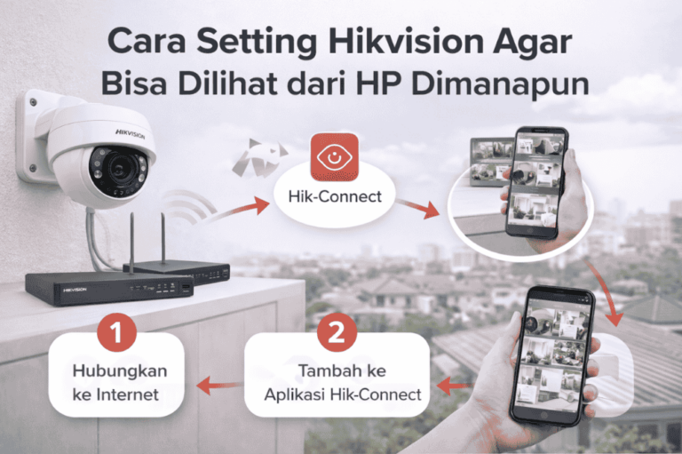 Inilah cara setting Hikvision agar bisa dilihat dari HP dimanapun