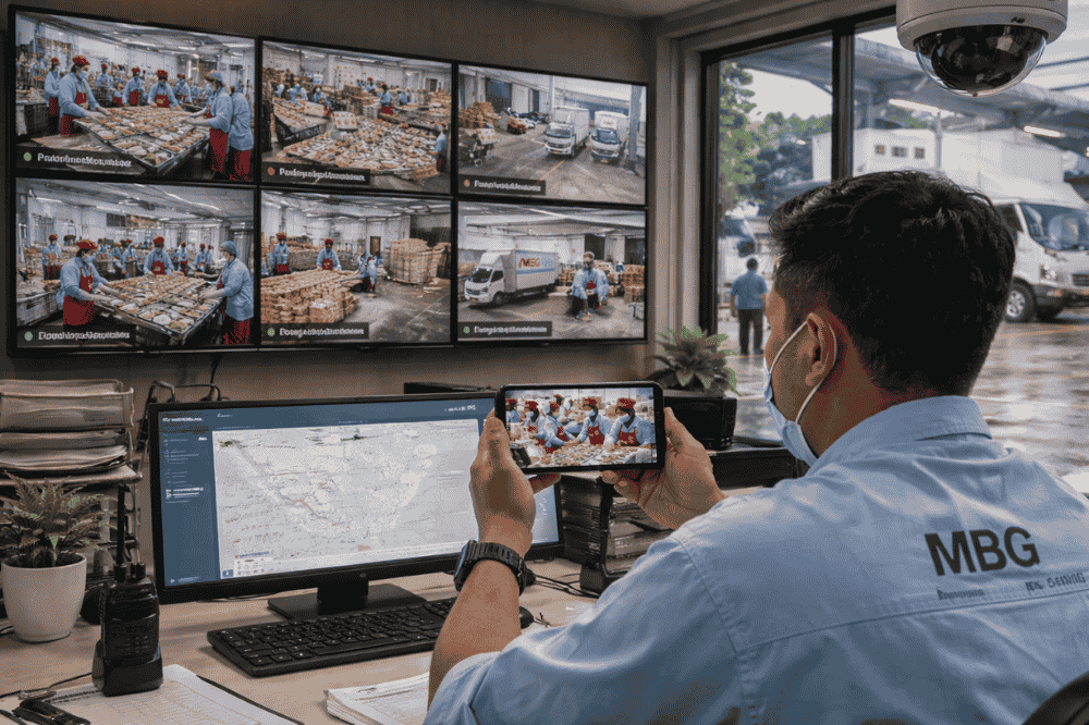 Monitoring logistik MBG dengan CCTV agar lebih transparan dan aman!