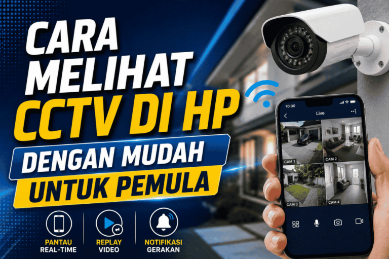 Inilah cara melihat CCTV di HP dengan mudah untuk pemula