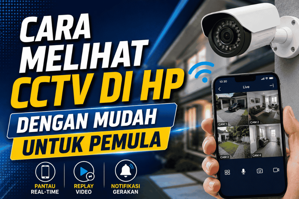 Inilah cara melihat CCTV di HP dengan mudah untuk pemula