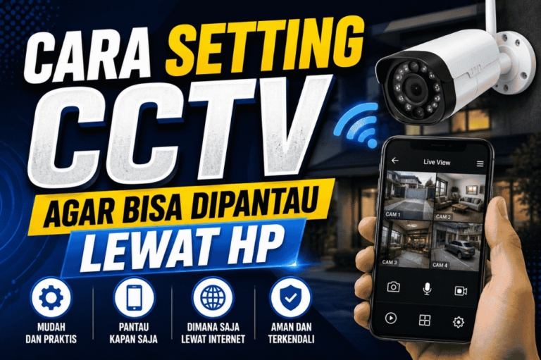 Inilah cara setting CCTV agar bisa dipantau lewat HP