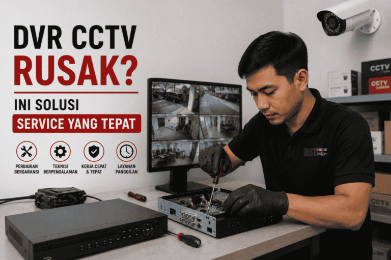 DVR CCTV kamu rusak? Ini solusi service yang tepat
