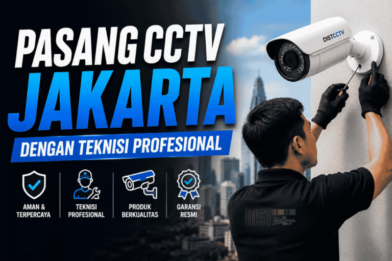 Pasang CCTV jakarta dengan teknisi profesional DISTCCTV