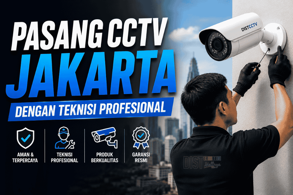 Pasang CCTV jakarta dengan teknisi profesional DISTCCTV