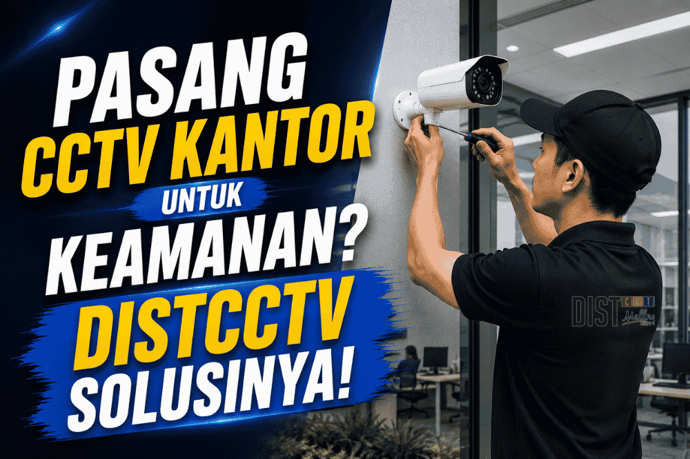 Mau pasang CCTV kantor untuk keamanan? Distcctv Solusinya!