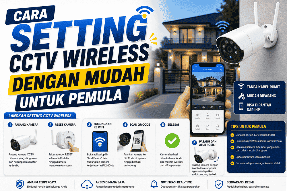 Inilah cara setting wireless dengan mudah untuk pemula