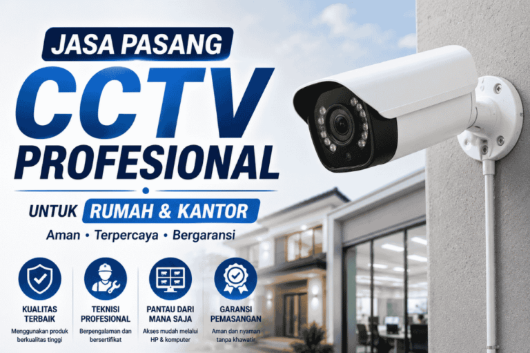 Jasa pasang CCTV profesional untuk rumah dan kantor