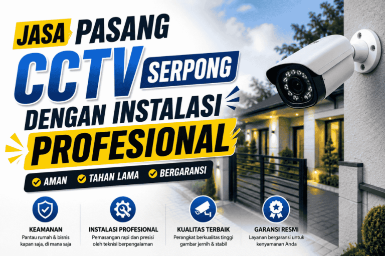 Cari jasa pasang CCTV serpong dengan instalasi profesional? DISTCCTV Solusinya!