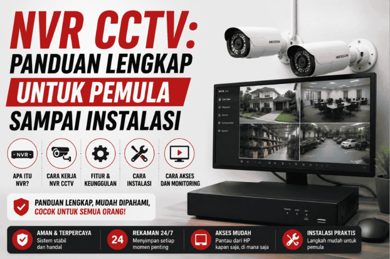 NVR CCTV: Panduan lengkap untuk pemula sampai instalasi