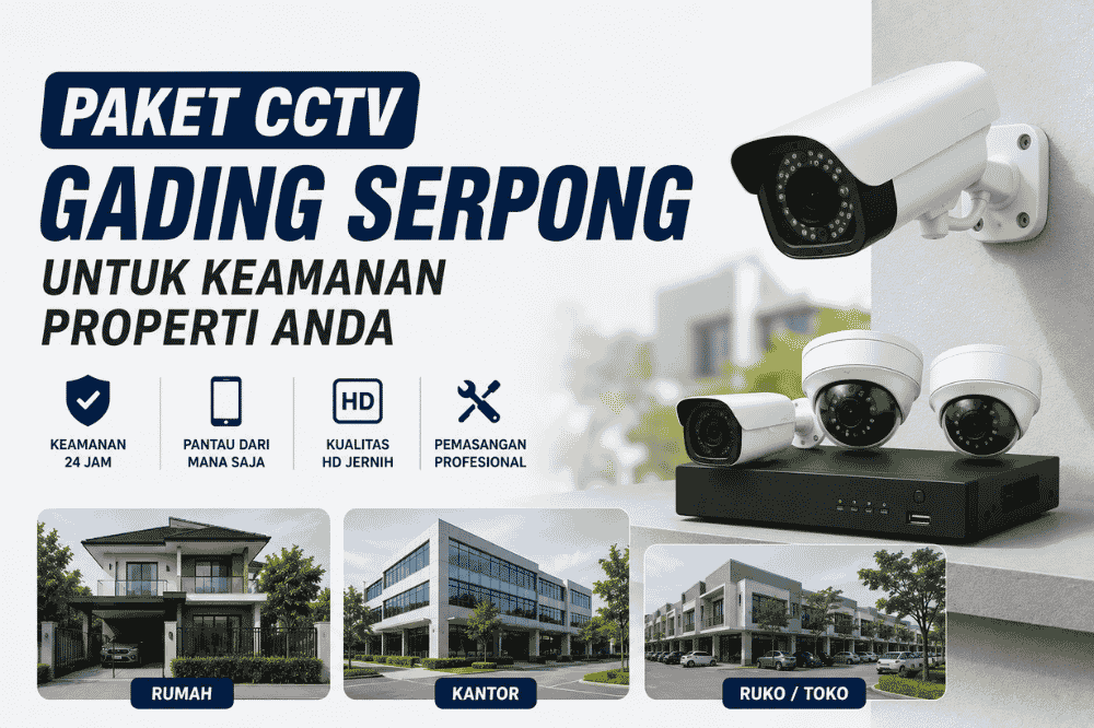 Paket CCTV Gading Serpong untuk keamanan properti Anda!