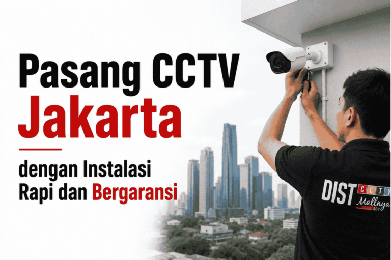 Pasang CCTV Jakarta dengan instalasi rapi dan bergaransi