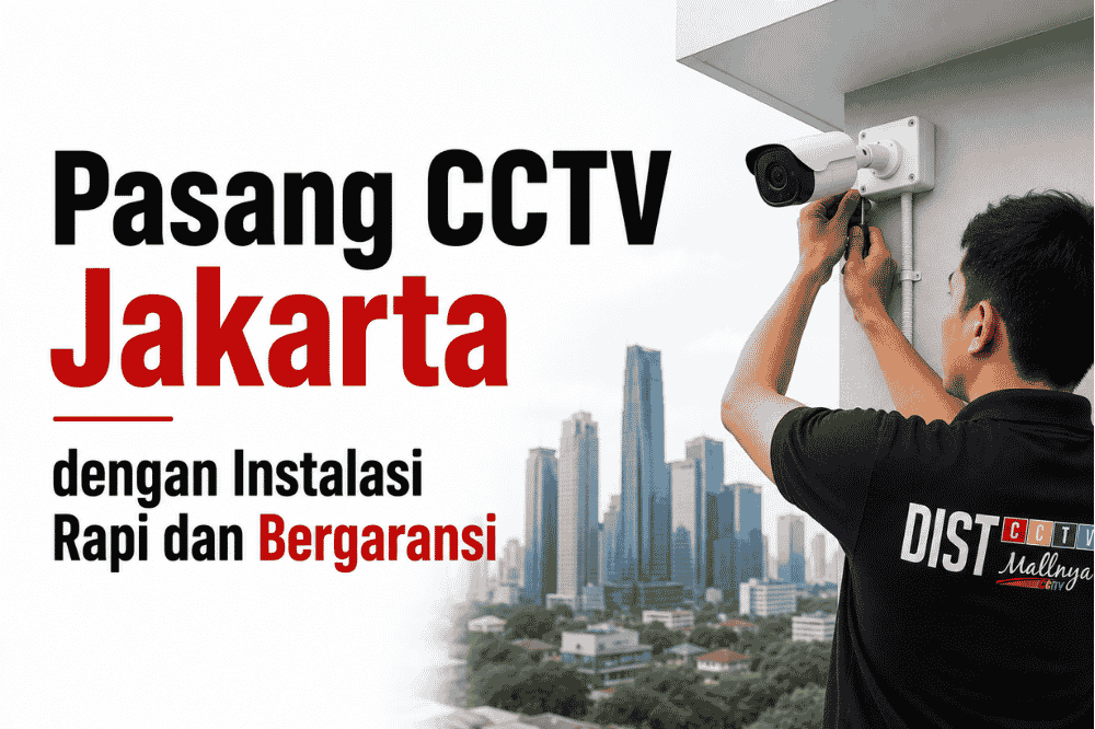Pasang CCTV Jakarta dengan instalasi rapi dan bergaransi