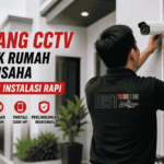 Pasang CCTV untuk rumah dan usaha dengan instalasi