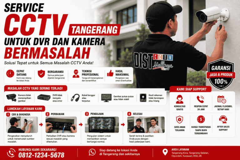 Service CCTV Tangerang untuk DVR dan kamera bermasalah!
