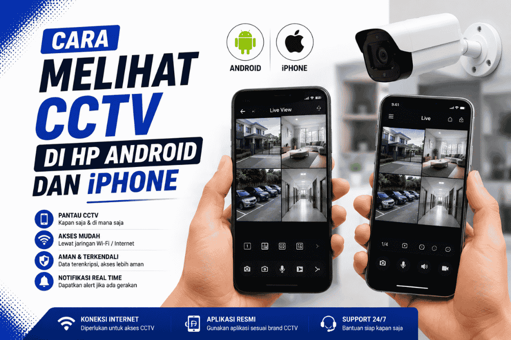 Inilah cara melihat CCTV di HP Android dan Iphone