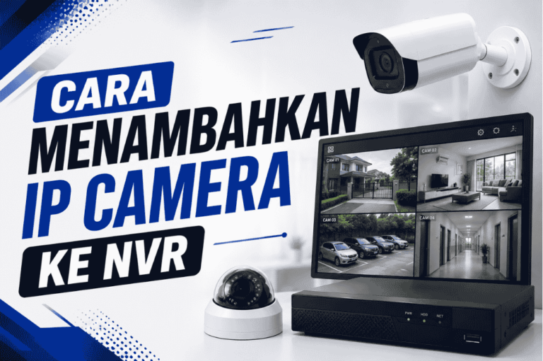 Cara menambahkan IP Camera ke NVR!