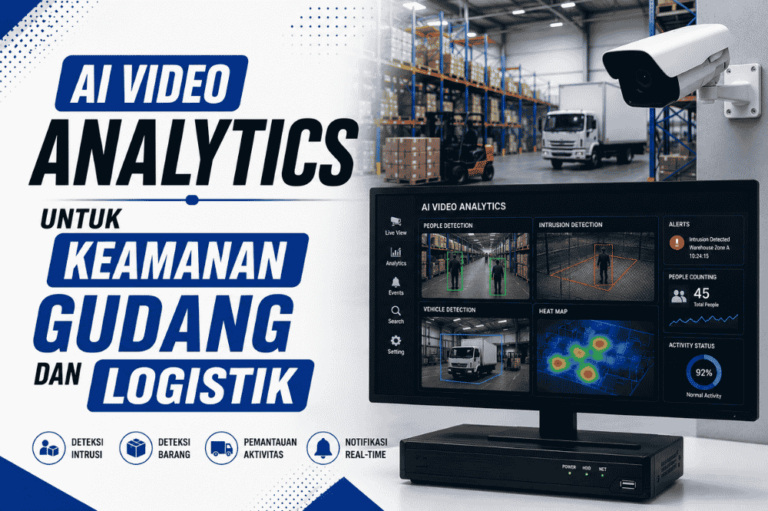 CCTV AI Video ANalytics untuk keamanan gudang dan logistik