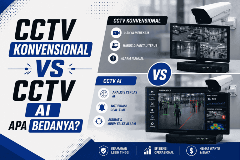 CCTV Konvensional Vs CCTV AI : Apa Bedanya? Ini penjelasannya!