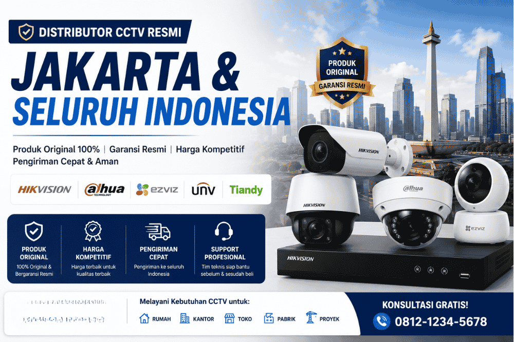 Distributor cctv Jakarta untuk rumah, kantor dan proyek