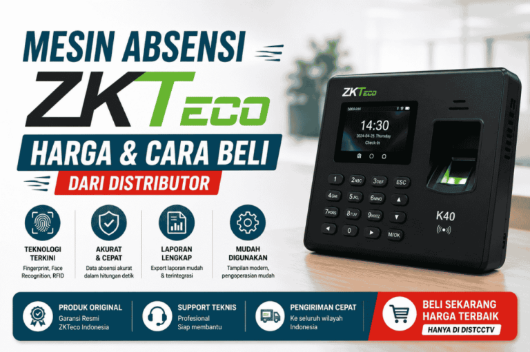 mesin absensi ZKTeco harga dan cara beli dari distributor