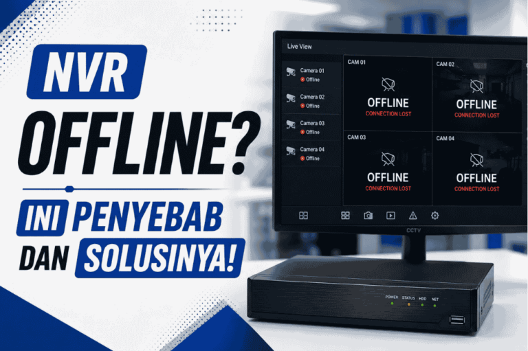 NVR Offline? Ini penyebab dan solusinya!