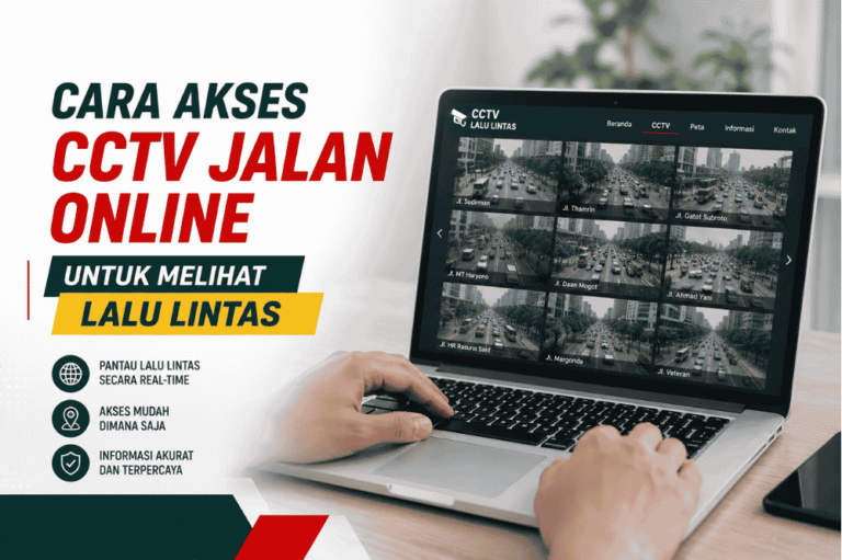Cara akses CCTV jalan online untuk melihat lalu lintas