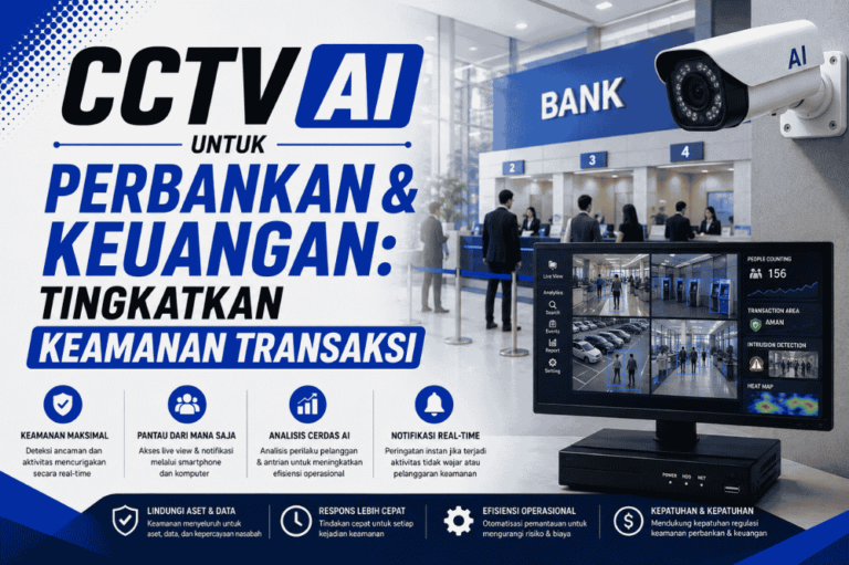 CCTV AI untuk perbankan keuangan : Tingkatkan keamanan transaksi kamu!