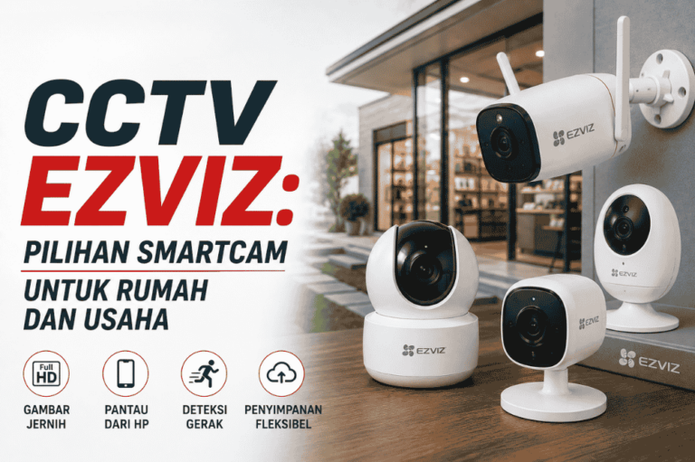 CCTV Ezviz : Pilihan Smartcam untuk rumah dan usaha!