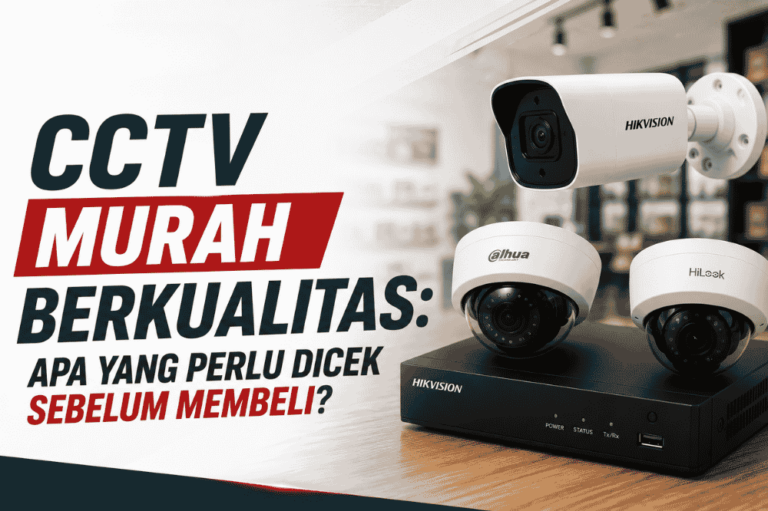 CCTV Murah berkualitas: Apa yang perlu di cek sebelum membeli