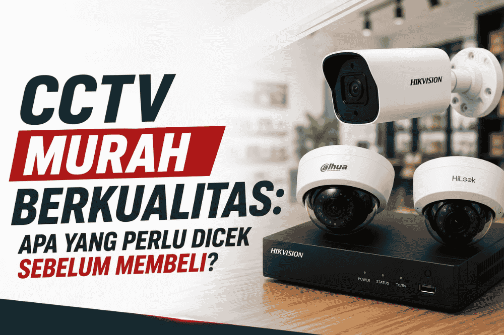 CCTV Murah berkualitas: Apa yang perlu di cek sebelum membeli