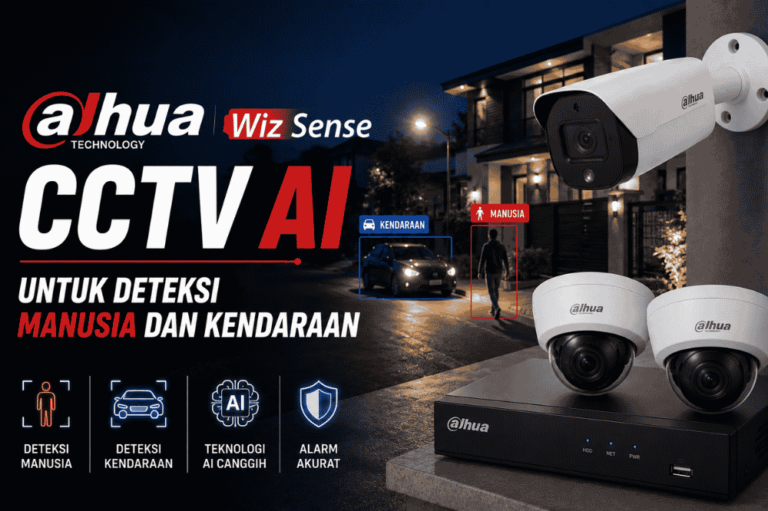 Dahua wizsense CCTV AI Untuk Deteksi Manusia dan Kendaraan