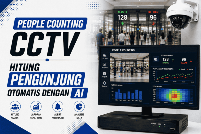 People counting cctv : Hitung pengunjung otomatis dengan AI