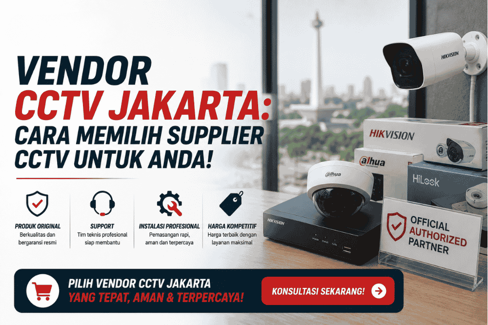 Vendor CCTVJakarta : Cara memilih supplier CCTV untuk Anda!