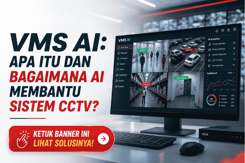 VMS AI apa itu dan bagaimana AI membantu sistem CCTV?