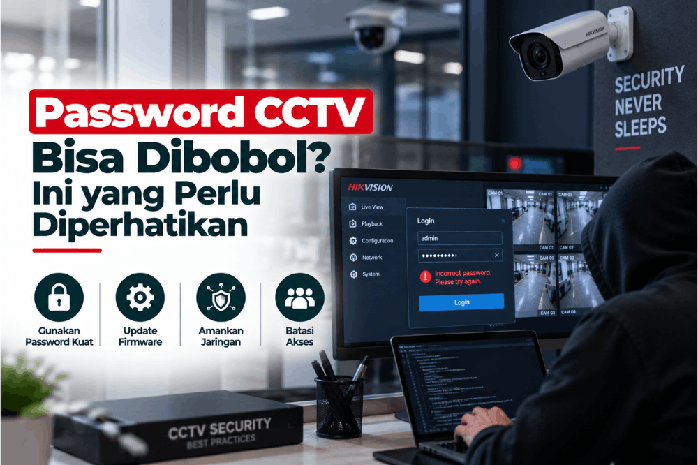 password CCTV bisa dibobol ini yang perlu diperhatikan